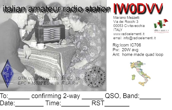 La mia QSL